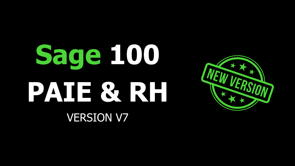 Sra Actualite Sage 100 Paie Nouvelle Version V7